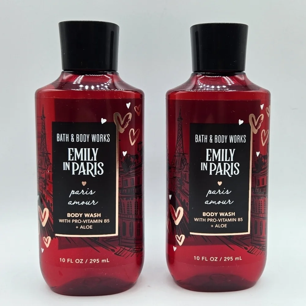 Bath & Body Works Emily in Paris Paris Amour Body Wash Bundle Set